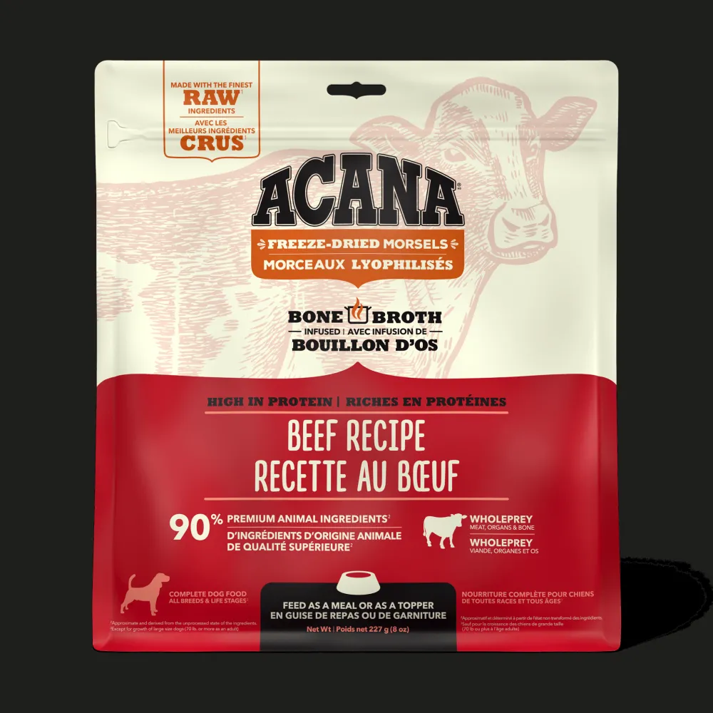 Fashion Freeze-Dried Food Morsels Ranch-Raised Beef Recipe Food Dry, Wet, Freeze Dried, Etc.