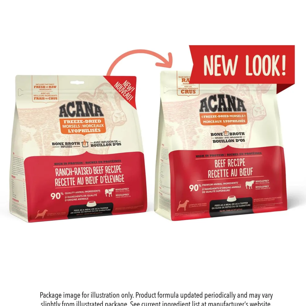 Fashion Freeze-Dried Food Morsels Ranch-Raised Beef Recipe Food Dry, Wet, Freeze Dried, Etc.