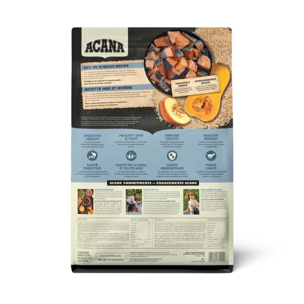 New Healthy Grains Adult Sea & Stream Food Dry, Wet, Freeze Dried, Etc.