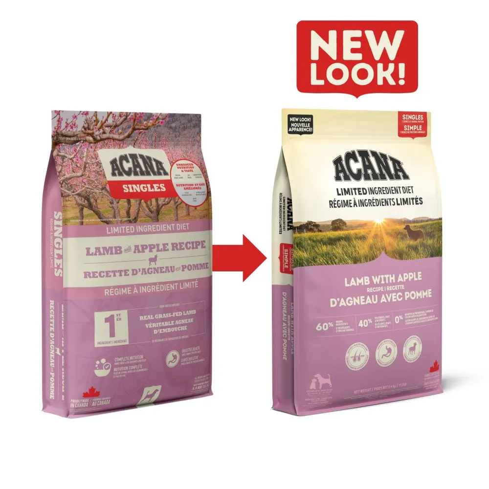 Fashion Singles Limited Ingredient Diet Lamb & Apple Dog Food Recipe Food Dry, Wet, Freeze Dried, Etc.