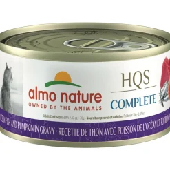 New Complete Tuna Recipe With Ocean Fish and Pumpkin in Gravy Wet Food Cans, Pouches, Tetra Paks, Etc.