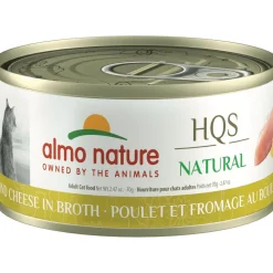 Best HQS Natural Chicken & Cheese Adult Grain-Free Canned Cat Food Wet Food Cans, Pouches, Tetra Paks, Etc.