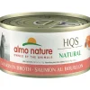 Clearance HQS Natural Salmon in Broth Grain-Free Canned Cat Food Wet Food Cans, Pouches, Tetra Paks, Etc.