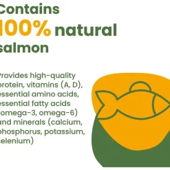 Clearance HQS Natural Salmon in Broth Grain-Free Canned Cat Food Wet Food Cans, Pouches, Tetra Paks, Etc.