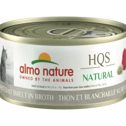Online HQS Natural Tuna & Whitebait Smelt in Broth Grain-Free Canned Cat Food Wet Food Cans, Pouches, Tetra Paks, Etc.