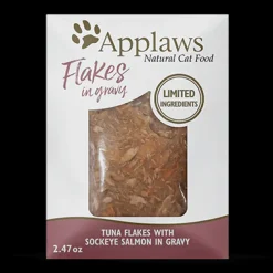 Hot Cat Pouch Tuna Flakes with Salmon In Gravy Wet Food Cans, Pouches, Tetra Paks, Etc.