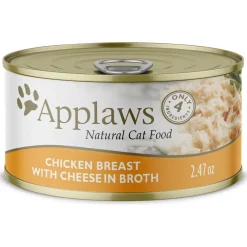 New Chicken Breast with Cheese Canned Cat Food Wet Food Cans, Pouches, Tetra Paks, Etc.