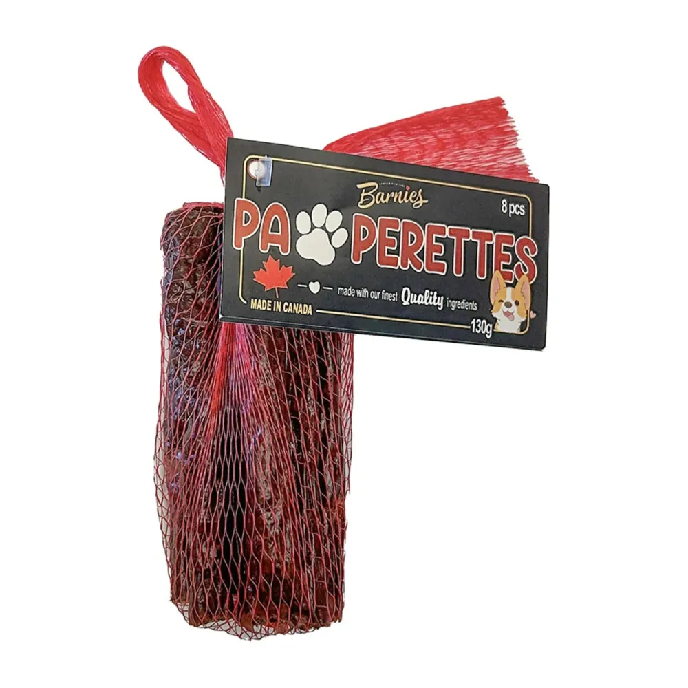 New Barnies Pawperettes Natural Beef Meat Sticks Treats Treats & Chews