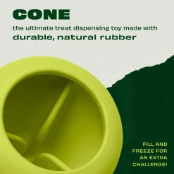 Best Natural Rubber Cone Dog Toys Supplies Leashes, Collars, Beds, Flea & Tick, Etc. | Toys Interactive, Plush, Etc.