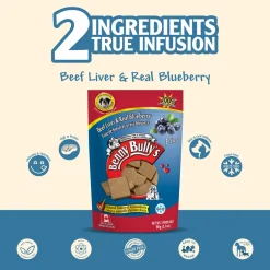 Fashion Benny Bullys Beef Liver Plus Real Blueberry Treats Treats & Chews