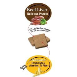 Outlet Beef Liver Plus Banana Treats Treats & Chews