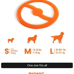 Sale Rubber Toss-N-Tug Ring Dog Toy Supplies Leashes, Collars, Beds, Flea & Tick, Etc. | Toys Interactive, Plush, Etc.