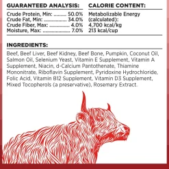 New Rawbble Beef Recipe Grain-Free Freeze-Dried Dog Food Food Dry, Wet, Freeze Dried, Etc.