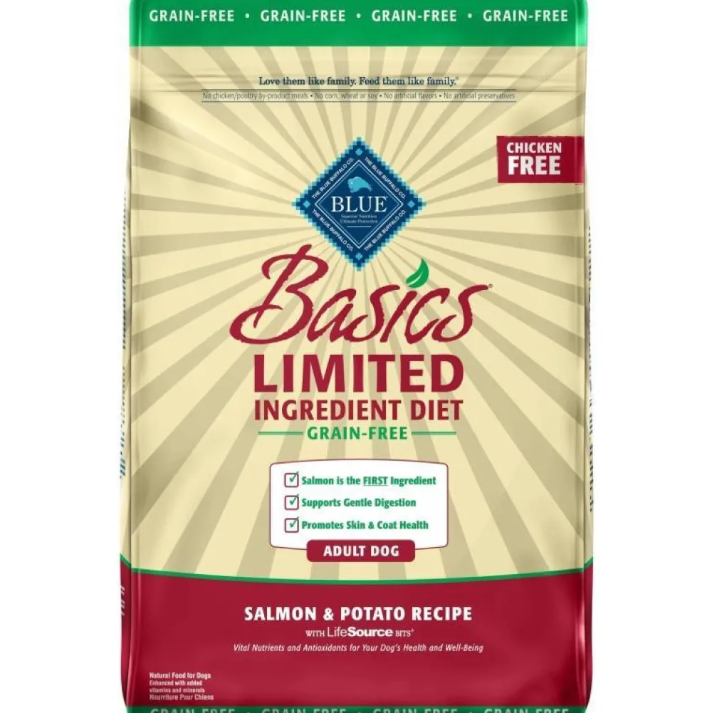 Discount Blue Basics Adult Dog Food Grain Free Salmon & Potato Food Dry, Wet, Freeze Dried, Etc.