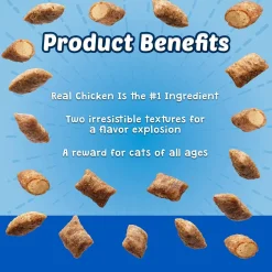 Best Bursts Crunchy Cat Treats Chicken Flavour Treats Crunchy, Soft, Lickable, Etc.