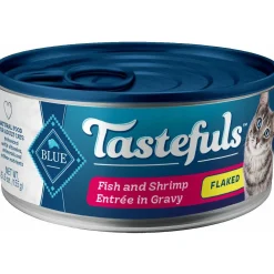 Sale Tastefuls Adult Fish And Shrimp Entree in Gravy Flaked Wet Food Cans, Pouches, Tetra Paks, Etc.