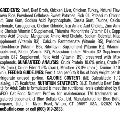 Fashion Tastefuls Adult Beef Entree Pate Wet Food Cans, Pouches, Tetra Paks, Etc.