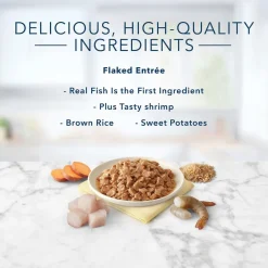 Sale Tastefuls Adult Fish And Shrimp Entree in Gravy Flaked Wet Food Cans, Pouches, Tetra Paks, Etc.