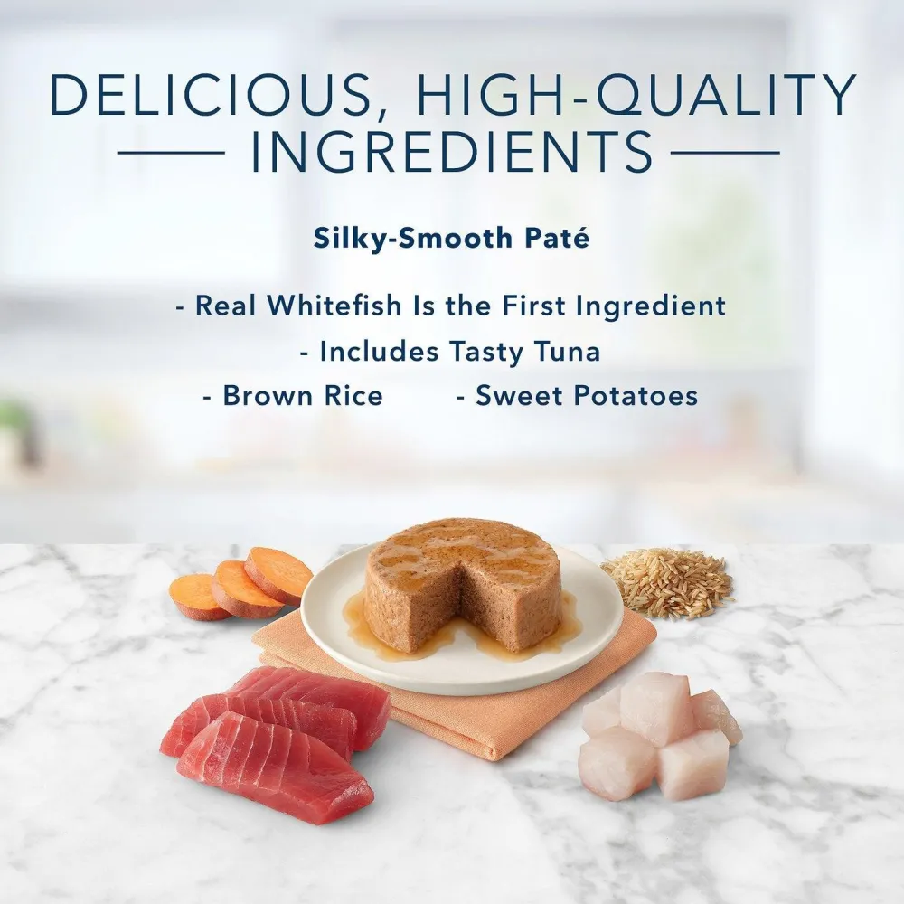 Best Tastefuls Adult Ocean Fish And Tuna Entree Pate Wet Food Cans, Pouches, Tetra Paks, Etc.