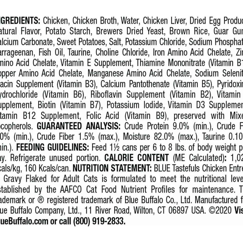 Fashion Tastefuls Chicken Entrée in Gravy Flaked Wet Cat Food Wet Food Cans, Pouches, Tetra Paks, Etc.