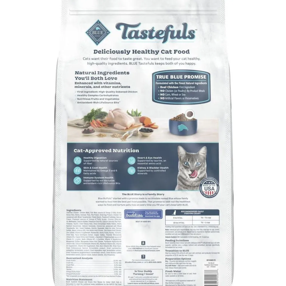 Sale Tastefuls Chicken Indoor Natural Adult Dry Cat Food Dry Food Dry Cat Food