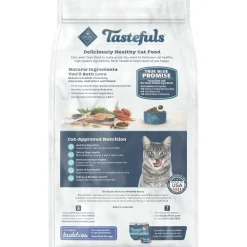 New Tastefuls Indoor Natural Salmon & Brown Rice Adult Dry Cat Food Dry Food Dry Cat Food