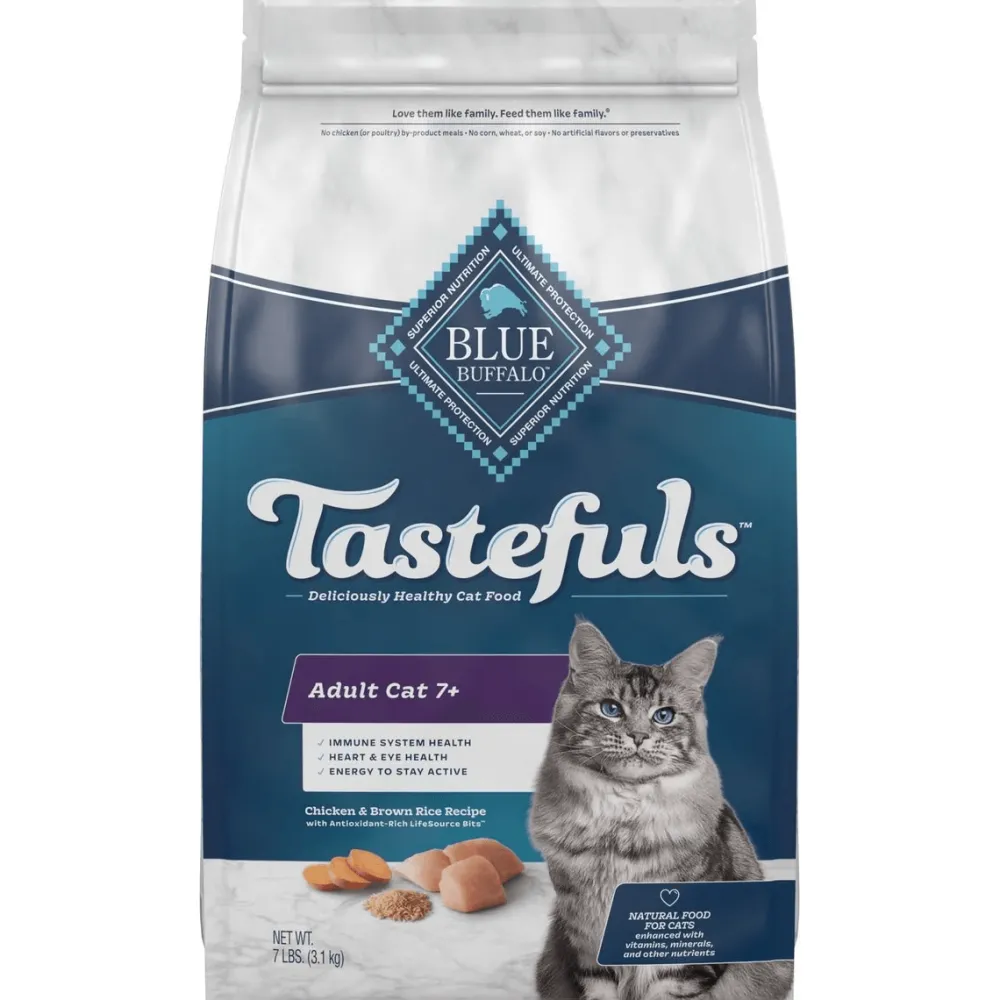 Fashion Tastefuls Natural Chicken Adult 7+ Dry Cat Food Dry Food Dry Cat Food