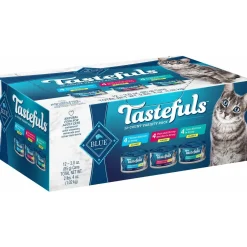 Hot Tastefuls Tuna, Chicken, Fish & Shrimp Entrées Variety Pack Flaked Wet Cat Food Wet Food Cans, Pouches, Tetra Paks, Etc.