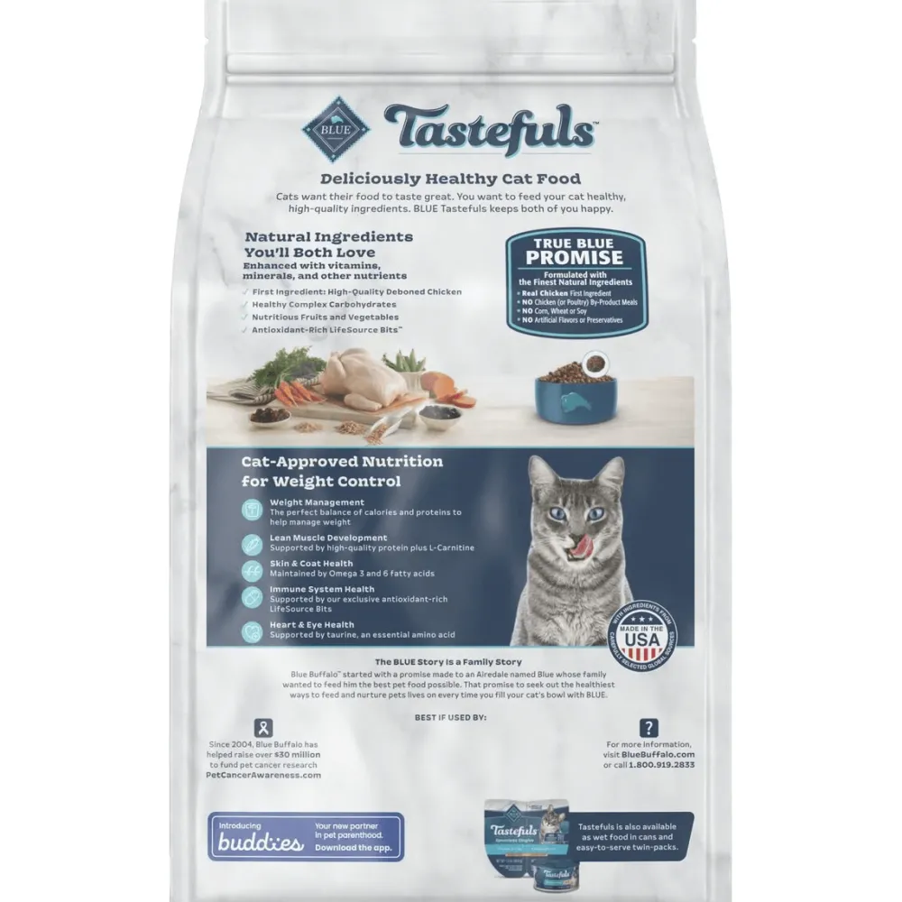 Online Tastefuls Weight Control Natural Chicken Adult Dry Cat Food Dry Food Dry Cat Food
