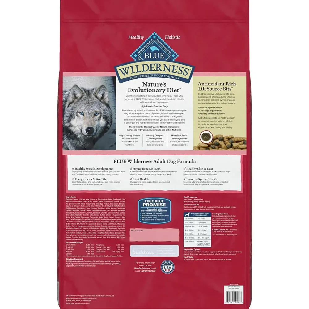 Fashion Wilderness Dog Food Salmon Formula Food Dry, Wet, Freeze Dried, Etc.