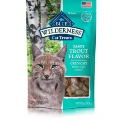 Clearance Wilderness Trout Formula Crunchy Grain-Free Cat Treats Treats Crunchy, Soft, Lickable, Etc.