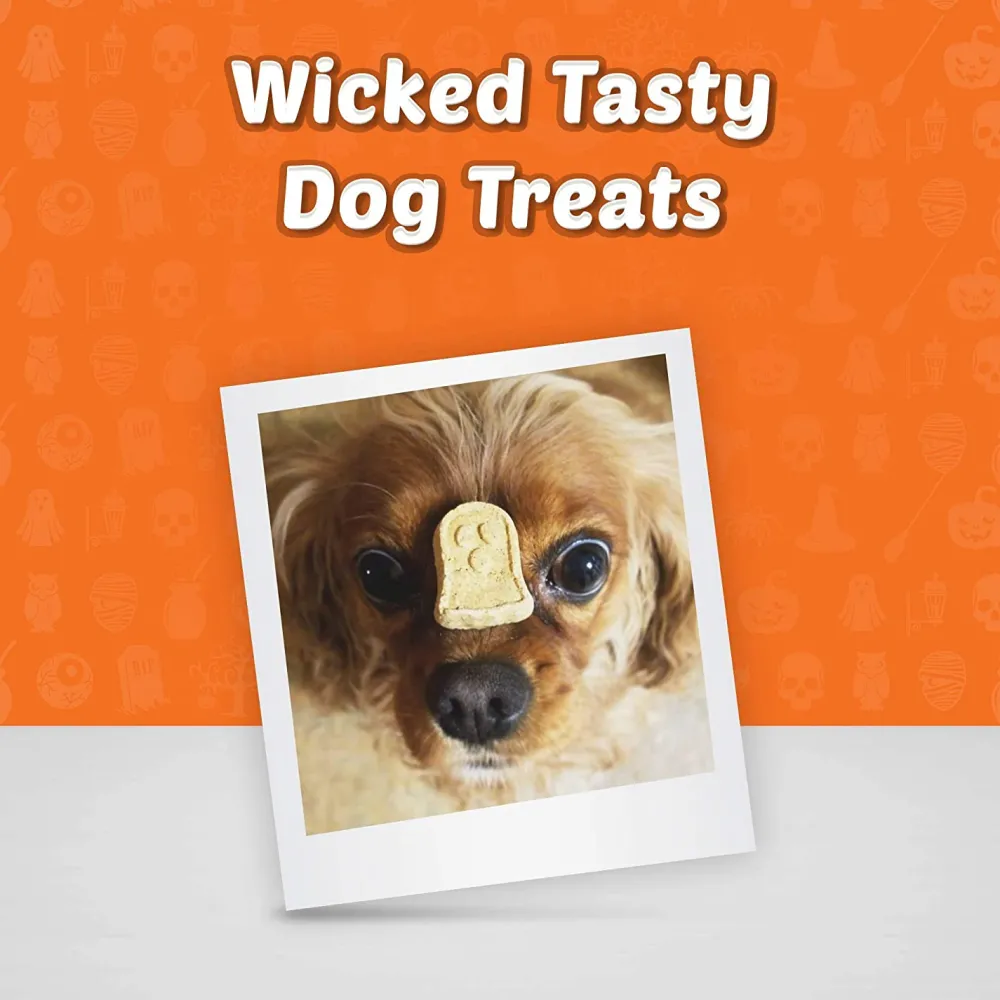 Fashion Blue Halloween Boo Bars Pumpkin & Cinnamon Dog Treats Treats Treats & Chews