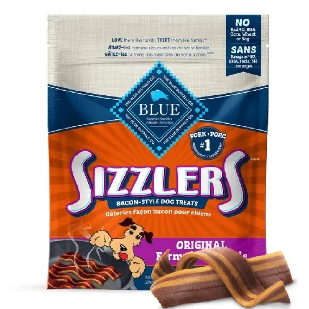 Outlet Blue Sizzlers Bacon Style Dog Treats Treats Treats & Chews