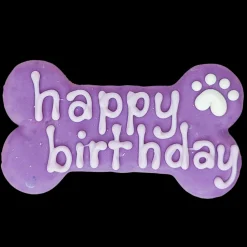 Hot Bosco & Roxy Happy Birthday Bone Violet Treats Treats & Chews