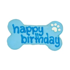 Outlet Bosco & Roxy Happy Birthday Bone Blue Treats Treats & Chews