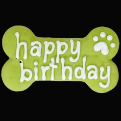 Best Bosco & Roxy Happy Birthday Bone Green Treats Treats & Chews
