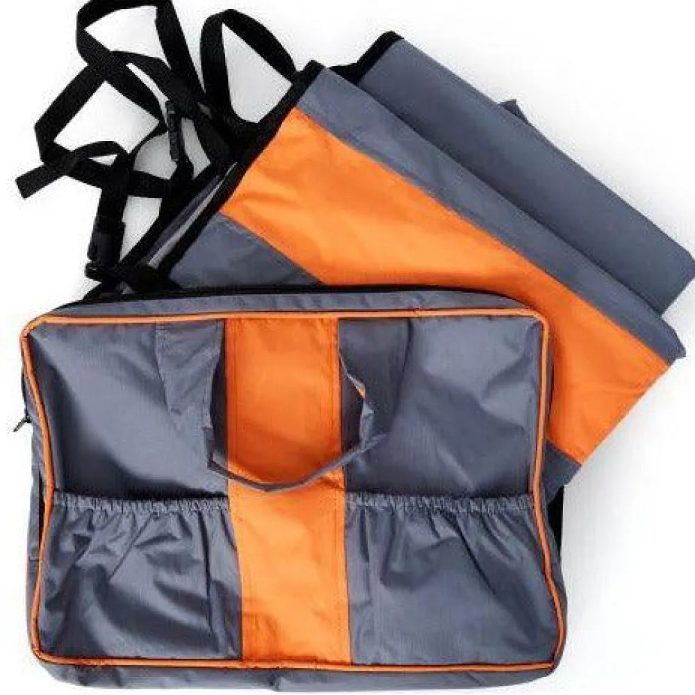 Hot Car Seat Cover Grey & Orange Supplies Leashes, Collars, Beds, Flea & Tick, Etc.