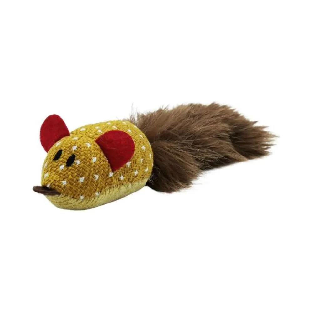 Clearance Bud-Z Cat Toy With Catnip Tube With Silky Tail Mouse Supplies Collars, Scratchers, Toys, Etc.