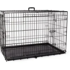 Fashion Deluxe Dog Crate With Double Door Supplies Leashes, Collars, Beds, Flea & Tick, Etc.
