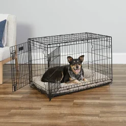 Fashion Deluxe Dog Crate With Double Door Supplies Leashes, Collars, Beds, Flea & Tick, Etc.
