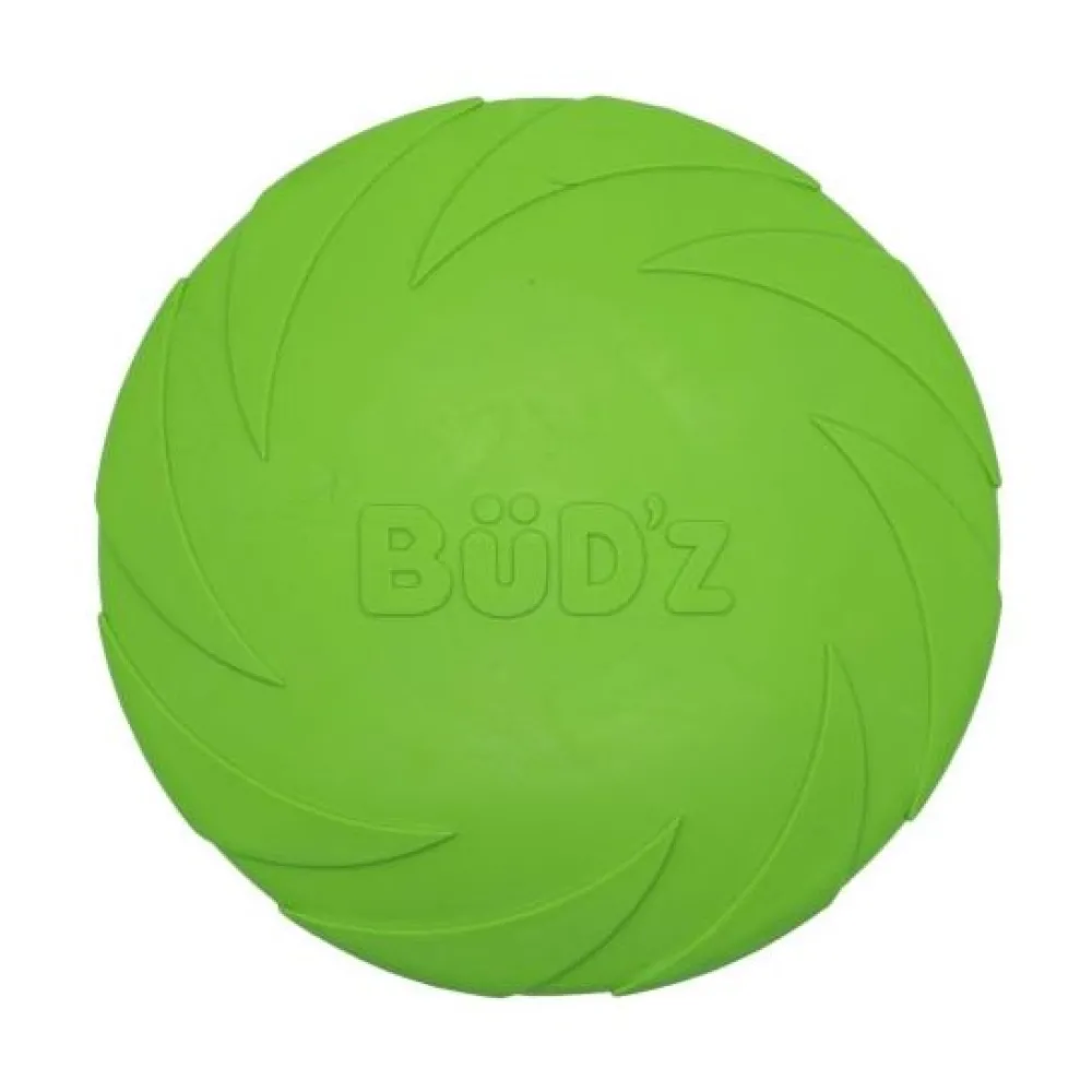 Clearance Bud-Z Rubber Dog Toy Frisbee Green Supplies Leashes, Collars, Beds, Flea & Tick, Etc. | Toys Interactive, Plush, Etc.