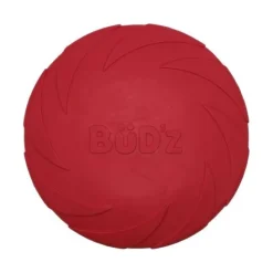 Fashion Bud-Z Rubber Dog Toy Frisbee Red Supplies Leashes, Collars, Beds, Flea & Tick, Etc. | Toys Interactive, Plush, Etc.