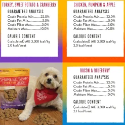 New Bundle: Bacon & Blueberry Flavour, Chicken, Pumpkin & Apple Flavour, and Turkey, Sweet Potato and Cranberry Flavour - 8oz bags Treats Treats & Chews