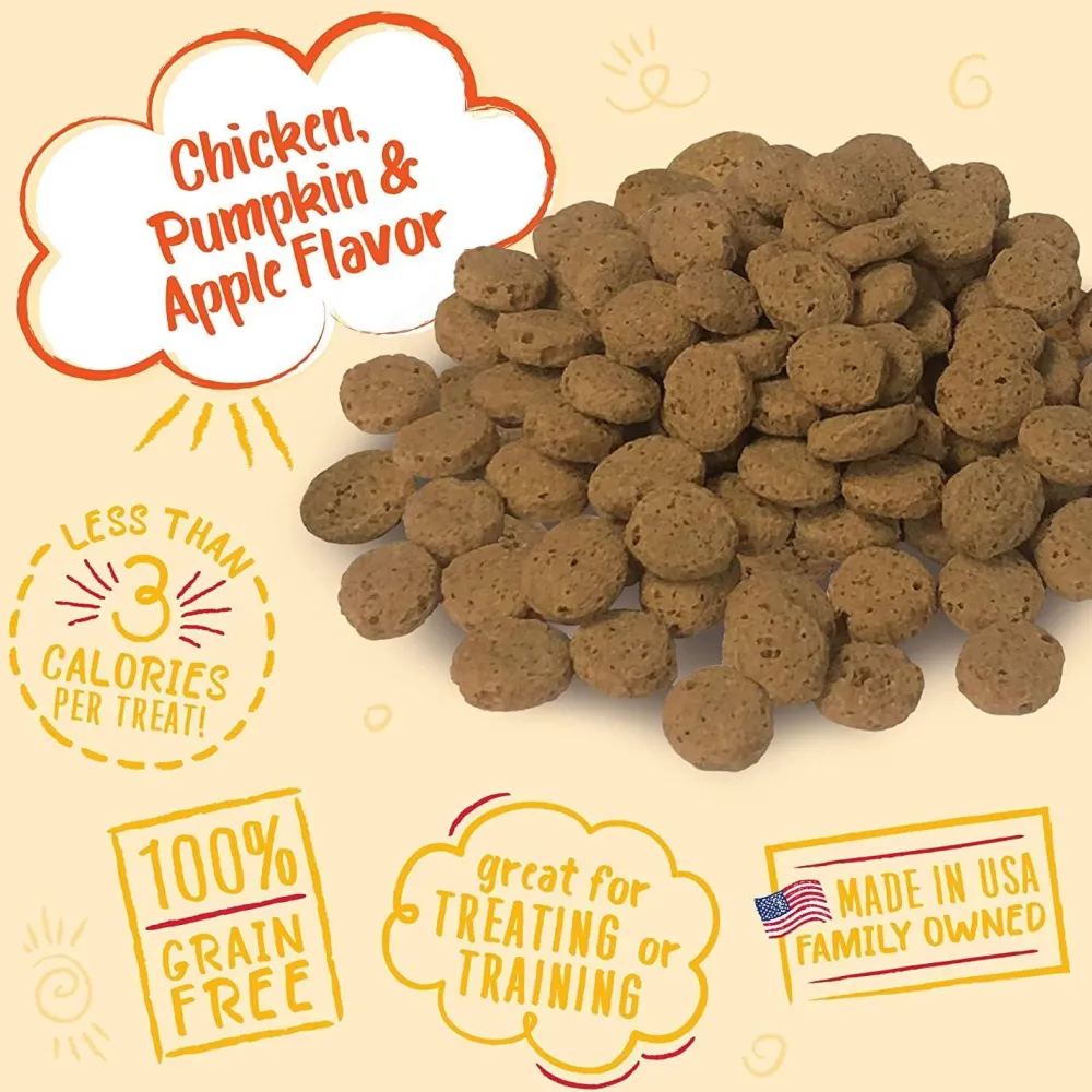 New Bundle: Bacon & Blueberry Flavour, Chicken, Pumpkin & Apple Flavour, and Turkey, Sweet Potato and Cranberry Flavour - 8oz bags Treats Treats & Chews