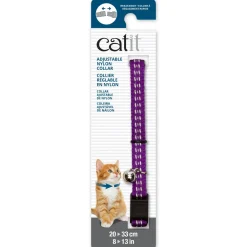 Sale Adjustable Breakaway Nylon Collar Reflective Purple Supplies Collars, Scratchers, Toys, Etc.