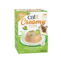 Best Creamy Cups Chicken Mousse with Kiwi Treats Crunchy, Soft, Lickable, Etc.