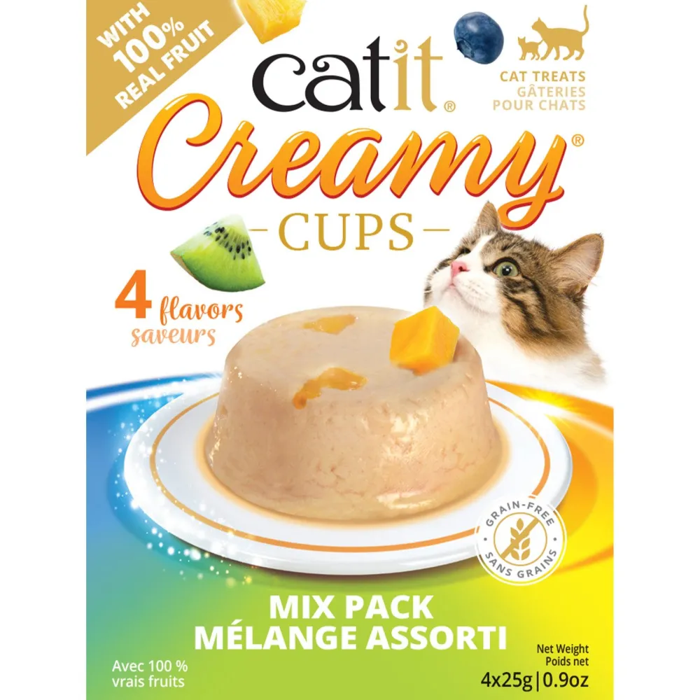 Hot Creamy Cups Variety Pack Treats Crunchy, Soft, Lickable, Etc.