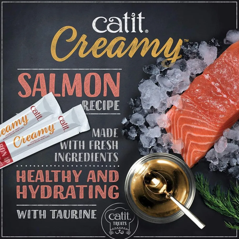 Hot Creamy Lickable Treats Salmon Treats Crunchy, Soft, Lickable, Etc.