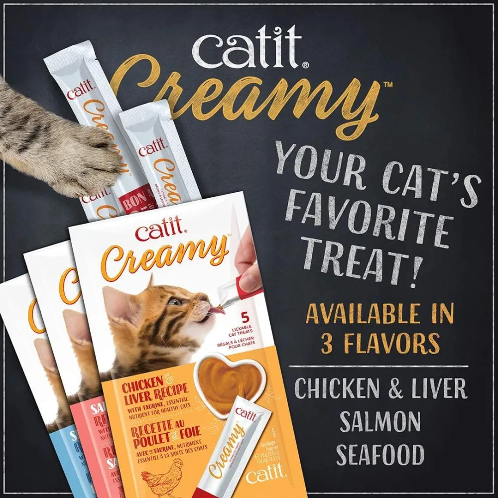 Clearance Creamy Lickable Treats Chicken & Liver Treats Crunchy, Soft, Lickable, Etc.