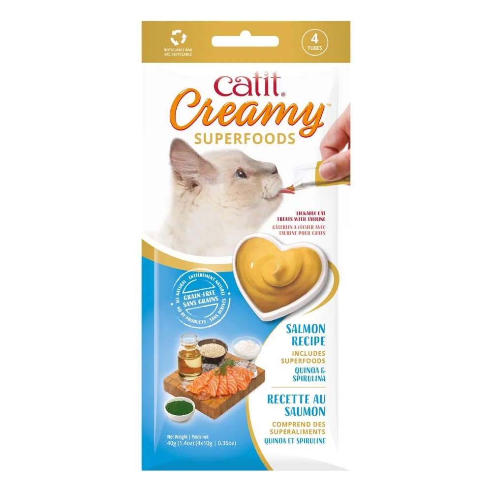 Fashion Creamy Superfood Treats Salmon with Quinoa & Spirulina Treats Crunchy, Soft, Lickable, Etc.